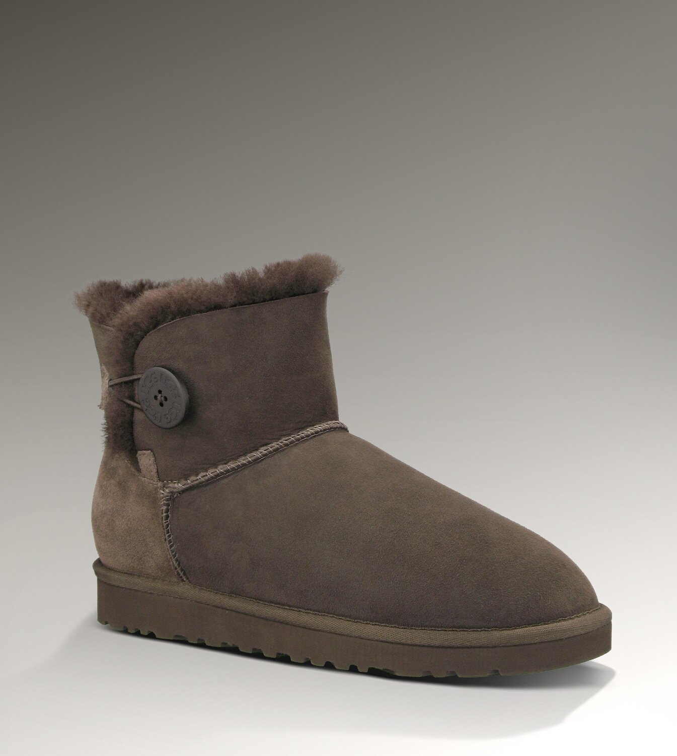 UGG Bailey Button Mini 3352 Boots Chocolate Discount,ugg mini sale,SAVE OFF