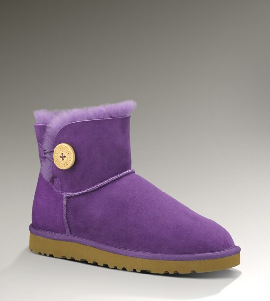 UGG Bailey Button Mini 3352 Boots Purple Noble,ugg leather boots care,wide varieties