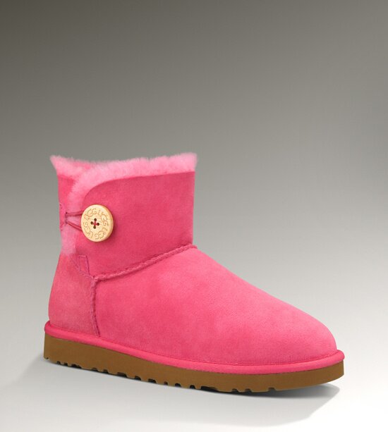 UGG Bailey Button Mini 3352 Boots Rose Classical,uggs slippers Online Store,Buy Online